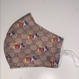 Brown Gucci Mickey Mouse Mask